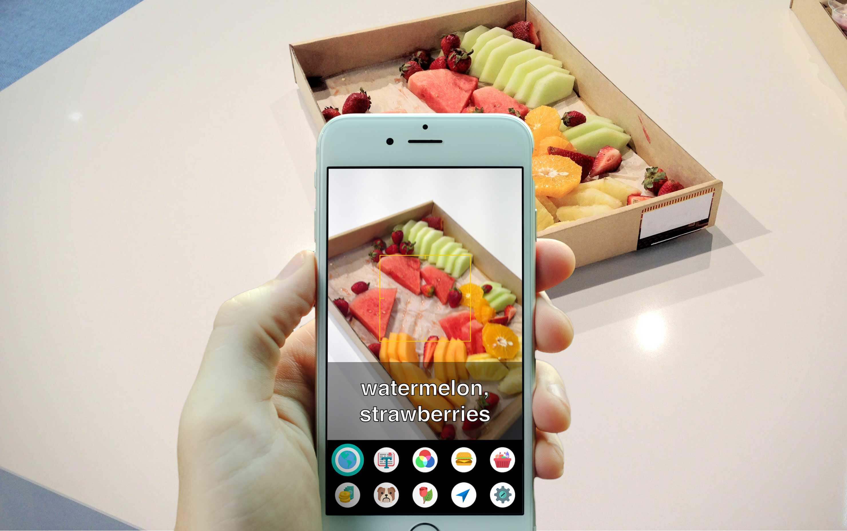 Aipoly, umělá inteligence v akci - meloun